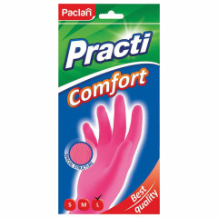 Перчатки резиновые (L) PACLAN PRACTI COMFORT